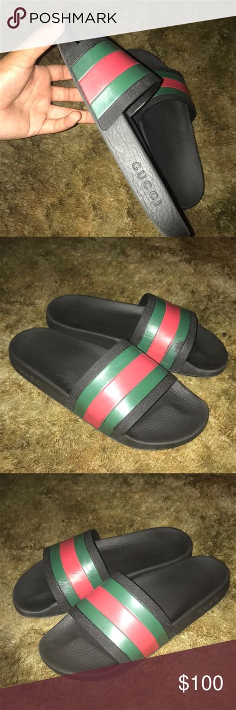 gucci flip flops tweedehands|pre owned Gucci shoes.